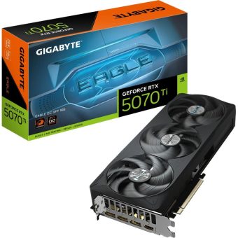 Gigabyte GeForce RTX 5070 Ti Eagle OC 16GB GDDR7 Black GV-N507TEAGLE OC-16GD
