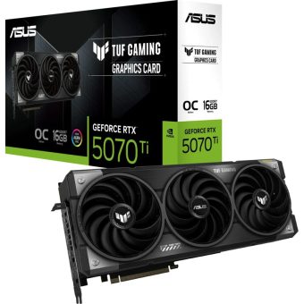 Asus GeForce RTX 5070 Ti TUF Gaming OC 16GB GDDR7 Black TUF-RTX5070TI-O16G-GAMING 90YV0MD0-M0NA00