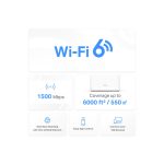 Mercusys WL-Router Halo H1500X Home Mesh WiFi System (3-Pack) - Image 3