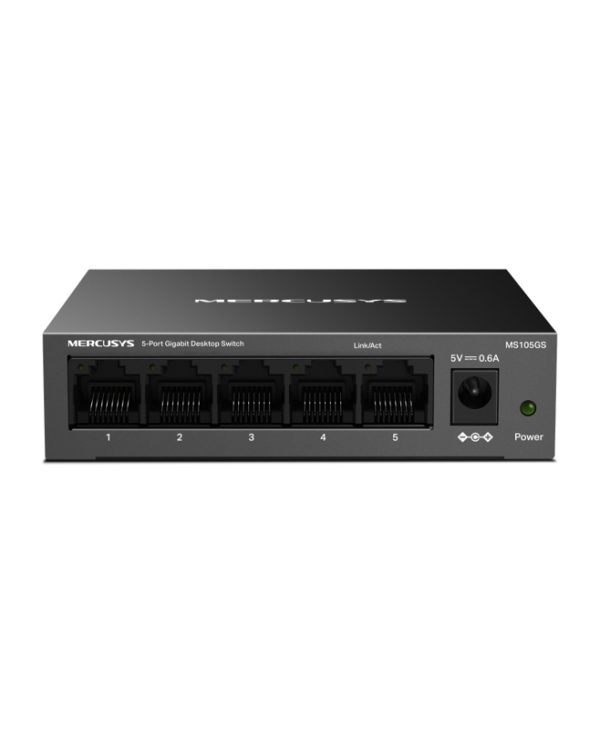 Mercusys MS105GS 5-Port Gigabit  Switch (Steel Case)