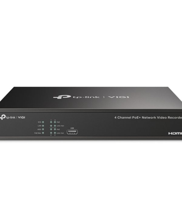 TP-Link VIGI 4 Channel PoE+ Network Video Recorder VIGI NVR1004H-4P