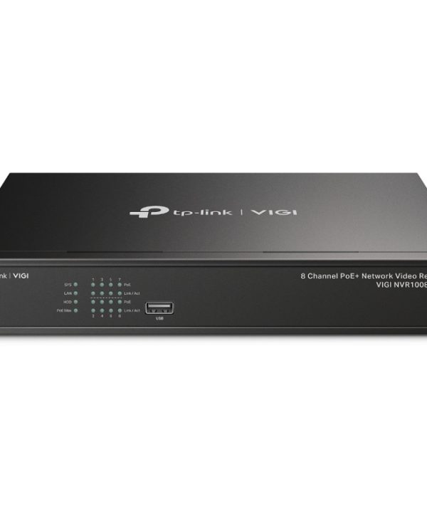 TP-Link VIGI 8 Channel PoE+ Network Video Recorder VIGI NVR1008H-8MP