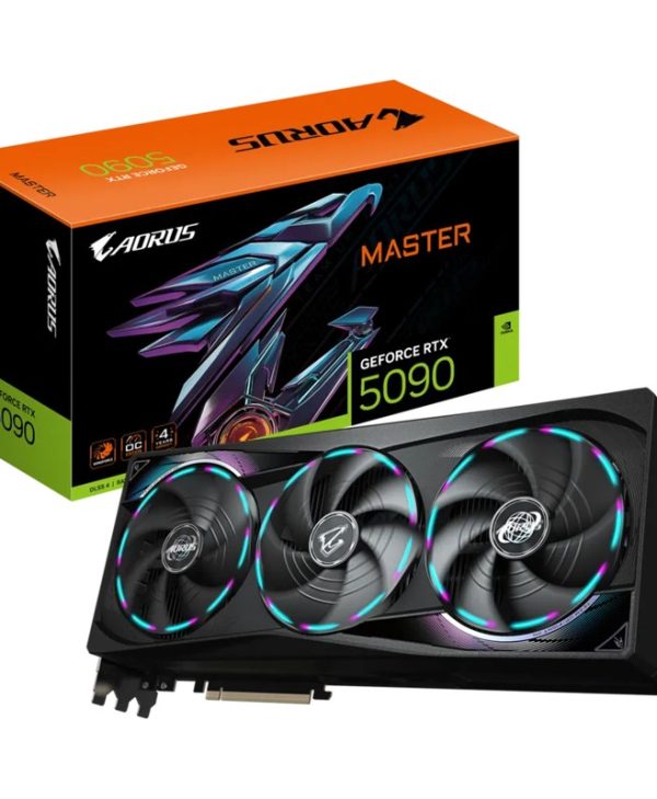 Gigabyte GeForce RTX 5090 Aorus Master 32GB GDDR7 Black GV-N5090AORUS M-32GD