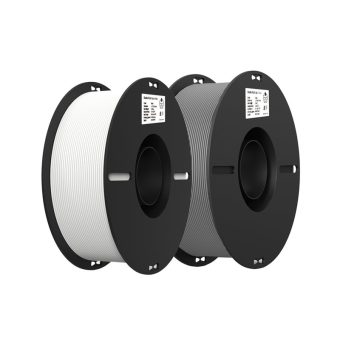 Creality 3D Printer Filament EN-PLA Ender Filament Value Pack 1.75mm 1+1Kg Grey, WHite