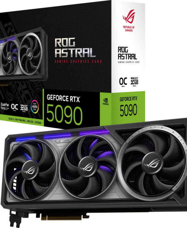 Asus GeForce RTX 5090 ROG Astral Gaming OC 32GB GDDR7 Black ROG-ASTRAL-RTX5090-O32G-GAMING