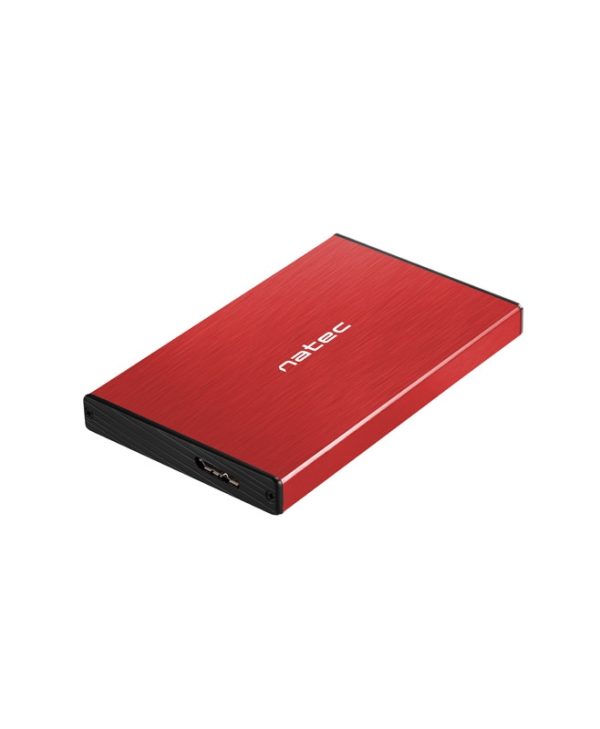 NATEC Rhino Go Enclosure USB 3.0 For 2.5" SATA Red