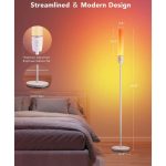 Govee RGBICWW Cylinder Floor Lamp White H6078 - Image 4