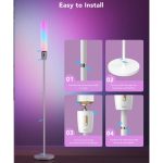 Govee RGBICWW Cylinder Floor Lamp White H6078 - Image 5