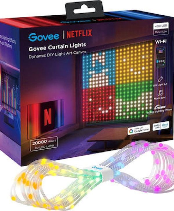 Govee Curtain Light NETFLIX co-branding 400 leds H70BC