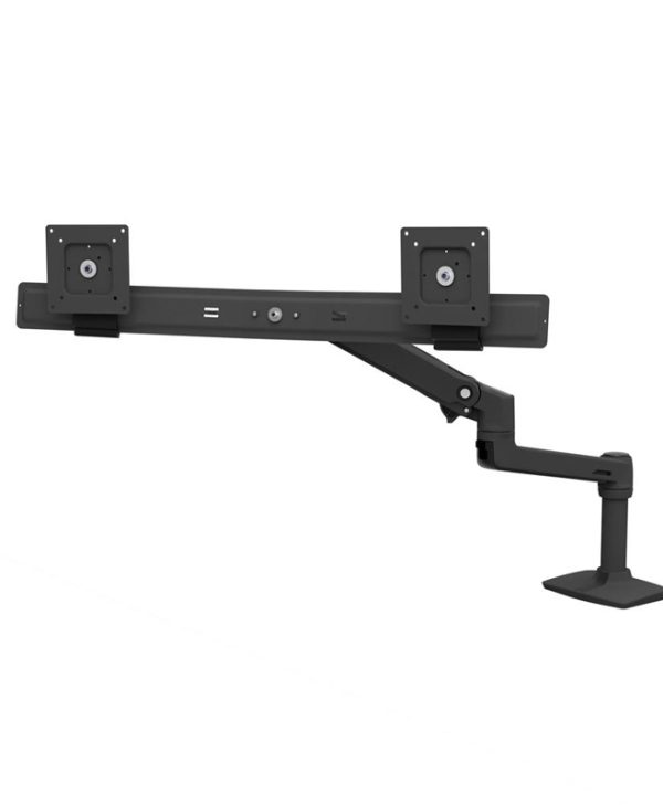 Ergotron LX Dual Direct Monitor Arm Black 45-489-224