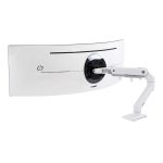 Ergotron HX Desk Monitor Arm With HD Pivot White 45-647-216