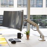 Ergotron HX Desk Monitor Arm With HD Pivot White 45-647-216 - Image 2