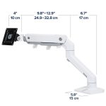 Ergotron HX Desk Monitor Arm With HD Pivot White 45-647-216 - Image 5