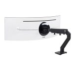 Ergotron HX Desk Monitor Arm With HD Pivot Matte Black 45-647-224