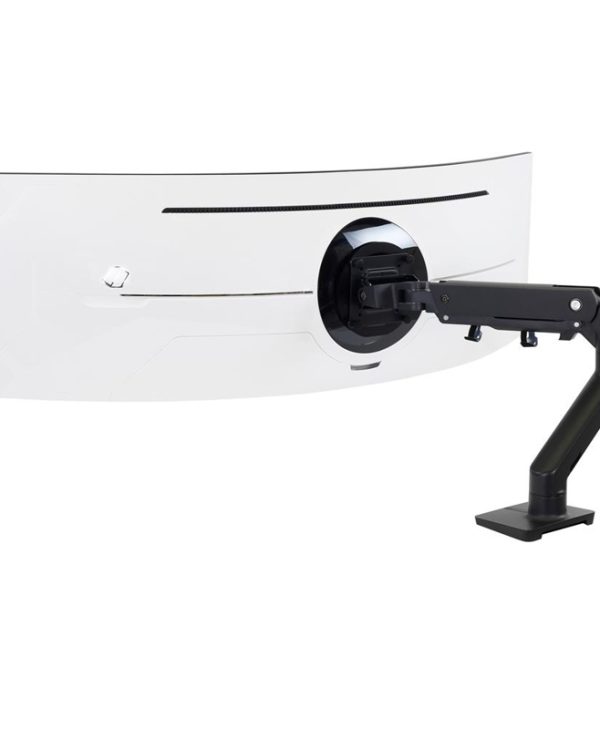 Ergotron HX Desk Monitor Arm With HD Pivot Matte Black 45-647-224
