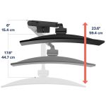 Ergotron HX Desk Monitor Arm With HD Pivot Matte Black 45-647-224 - Image 3