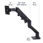 Ergotron HX Desk Monitor Arm With HD Pivot Matte Black 45-647-224 - Image 4