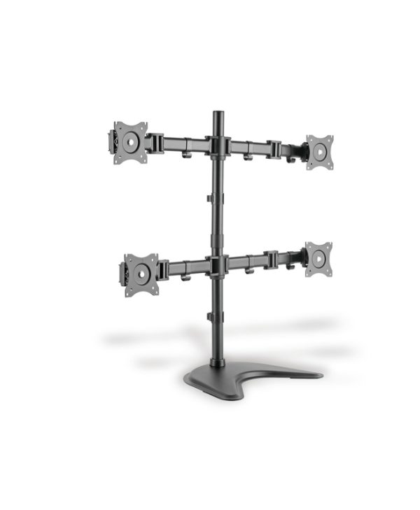 Digitus Universal Quad Monitor Mount Stand Black DA-90364