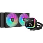 DeepCool LQ240 ARGB LCD CPU Liquid Cooler Black R-LQ240-BKLSMW-G-1 - Image 2