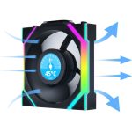 Lian Li Uni Fan SL Wireless LCD 120 ARGB 12cm Case Fan Triple pack + Controller Black G99.12SLLCD1W3B.00 - Image 8