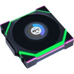 Lian Li Uni Fan SL Wireless LCD 120 ARGB 12cm Case Fan Reverse Edition Black G99.12RSLLCD1W1B.00 - Image 3