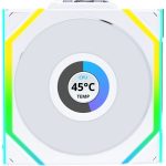 Lian Li Uni Fan SL Wireless LCD 120 ARGB 12cm Case Fan Reverse Edition White G99.12RSLLCD1W1W.00 - Image 2