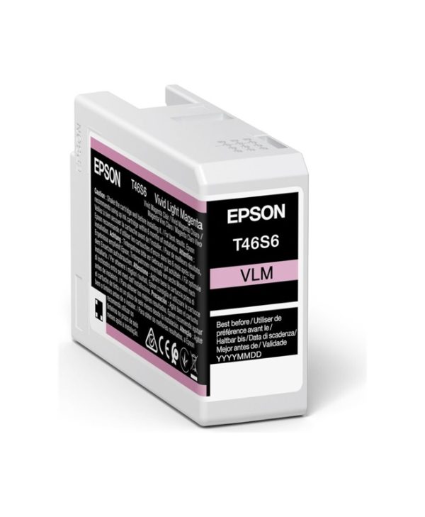 Epson T46S6 Ink Vivid Light Magenta 25 ml C13T46S60N