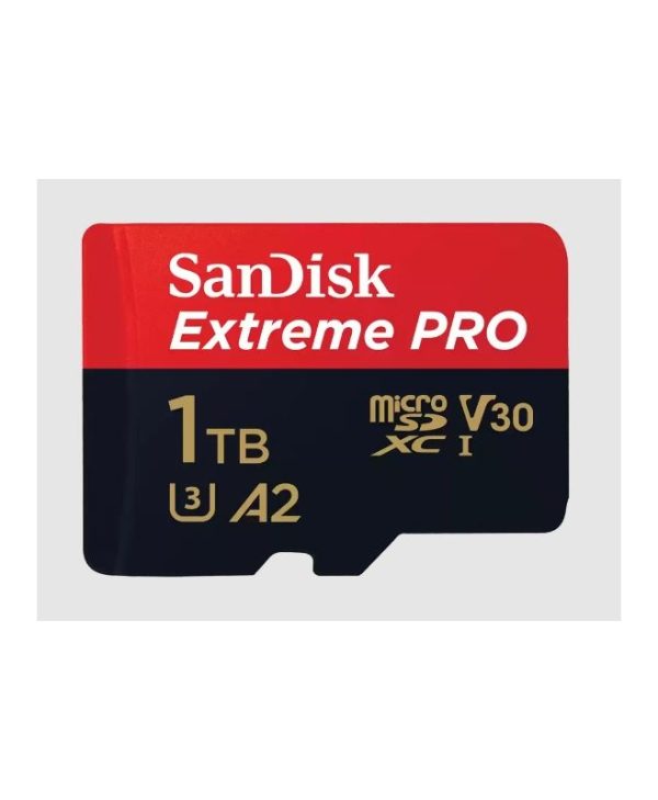 SanDisk Extreme Pro SDXC 1TB CL10 U3 V30 A2 UHS-I + Adapter SDSQXCD-1T00-GN6MA