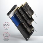 Axagon EEM2-SG2 SuperSpeed+ USB-C NVMe & SATA RAW BOX External Case Silver - Image 3