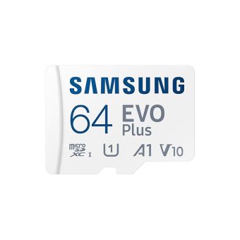 Samsung EVO Plus (2024) MicroSD 64GB SDXC CL10 White MB-MC64SA/EU