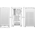 Be Quiet! Pure Base 501 Midi Tower Tempered Glass Airflow White BGW75 - Image 4
