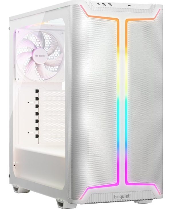 Be Quiet! Pure Base 501 DX Midi Tower Tempered Glass Airflow White BGW77