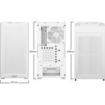 Be Quiet! Pure Base 501 LX Midi Tower Tempered Glass Airflow White BGW79 - Image 4