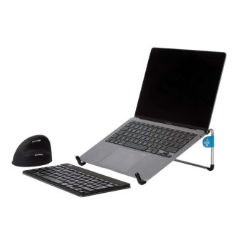 R-Go Steel Basic Laptop Stand 10"-22" Silver (Max 5Kg) RGOSC010