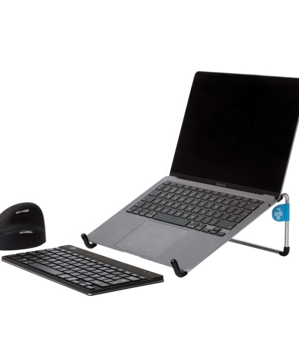 R-Go Steel Basic Laptop Stand 10"-22" Silver (Max 5Kg) RGOSC010