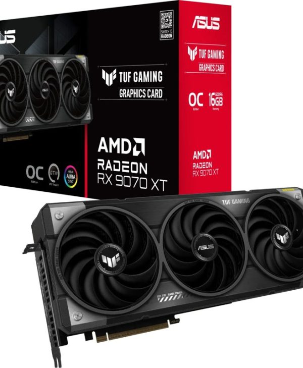 Asus Radeon RX 9070 XT TUF Gaming OC 16GB GDDR6 Black TUF-RX9070XT-O16G-GAMING