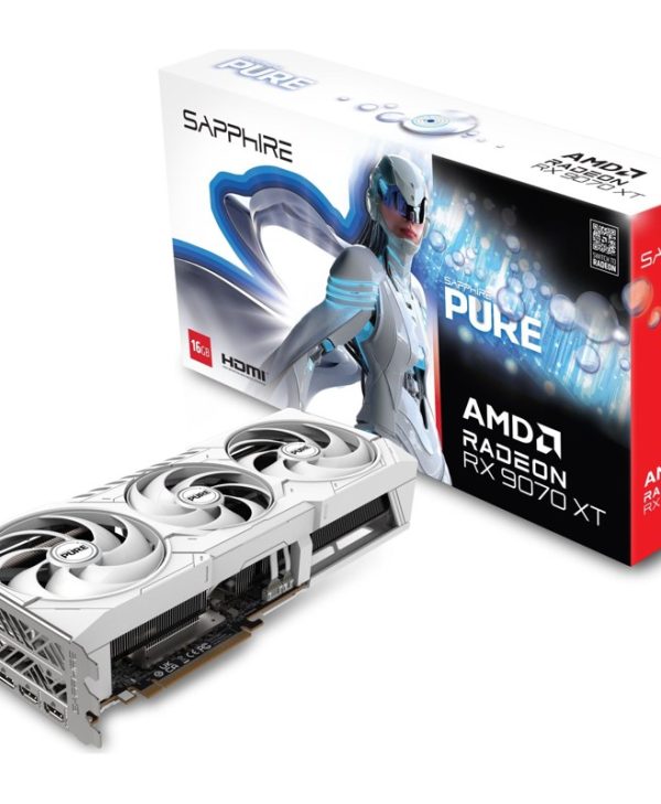 Sapphire Radeon RX 9070 XT Pure Gaming 16GB GDDR6 White 11348-02-20G