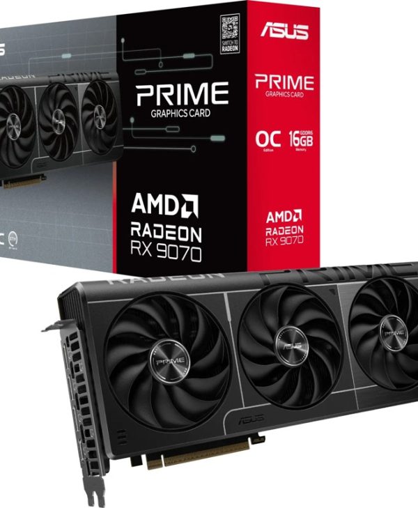 Asus Radeon RX 9070 Prime OC 16GB GDDR6 Black TUF-RX9070-O16G-GAMING