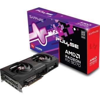 Sapphire Radeon RX 9070 Pulse Gaming 16GB GDDR6 Black 11349-03-20G
