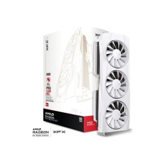 XFX Radeon RX 9070 XT Quicksilver Gaming Triple Fan 16GB GDDR6 White RX-97TQICKW9