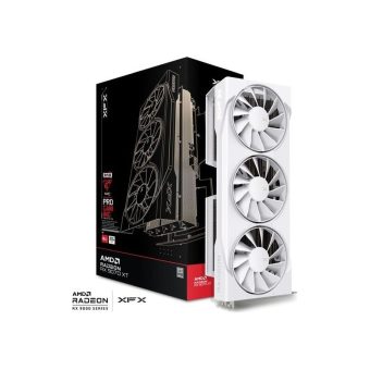 XFX Radeon RX 9070 XT Swift Gaming OC Triple Fan 16GB GDDR6 White RX-97TSWF3W9