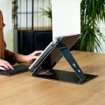 R-Go Laptop-Tablet Duo Stand Riser 10"-22" Black (Max 5Kg) RGORIDUOBL - Image 4