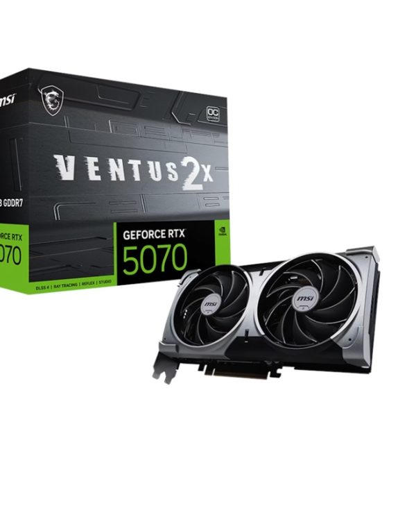 MSI GeForce RTX 5070 Ventus 2X OC 12GB GDDR7 Black V532-003R