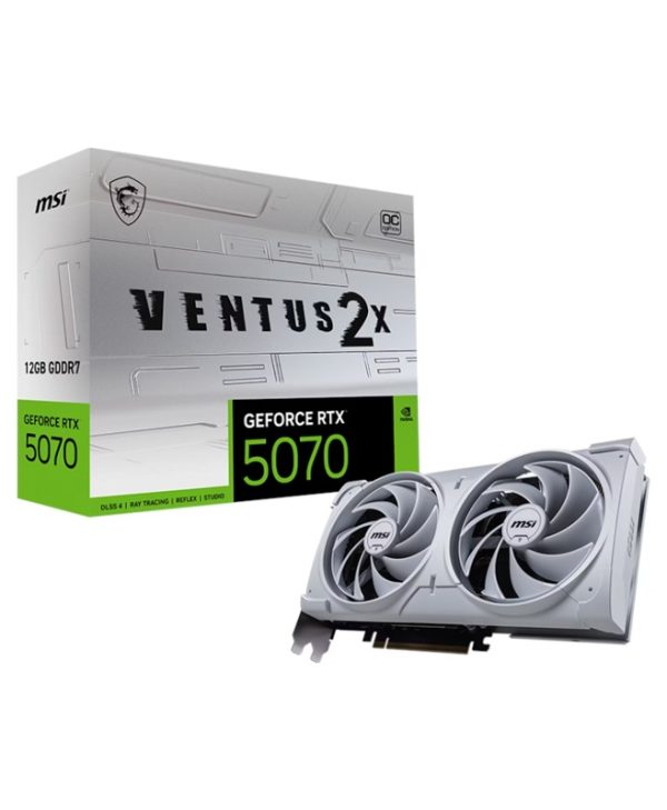 MSI GeForce RTX 5070 Ventus 2X OC 12GB GDDR7 White V532-004R