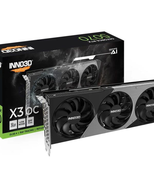 Inno3D GeForce RTX 5070 X3 OC 12GB GDDR7 Black N50703-12D7X-195064L