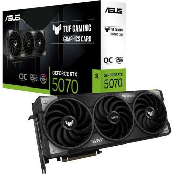 Asus GeForce RTX 5070 TUF Gaming OC 12GB GDDR7 Black TUF-RTX5070-O12G-GAMING