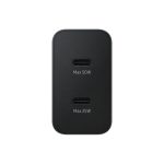 Samsung EP-T5020 USB Type-C Duo Charger With Cable (1x USB Type-C 50 Watt, 1x USB Type-C 25 Watt) Black EP-T5020XBEGEU - Image 4