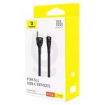 Baseus Charging Cable Flash 2 USB Type-A/USB Type-C 100W 2m Black P10311804111-01 - Image 2
