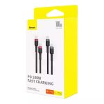 Baseus Cable Cafule USB Type-C/C 100W 2m 2pcs Red-Black/Grey-Black P10318306003-01 - Image 2
