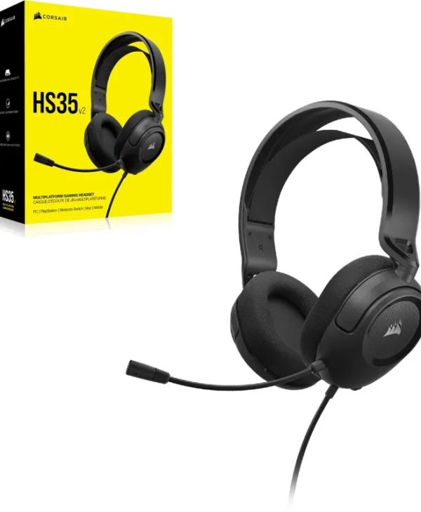 Corsair Gaming HS-35 v2 Headset Carbon Black CA-9011195-EU